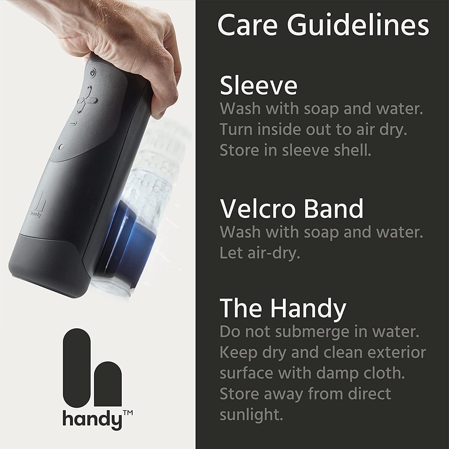 The Handy - 应用程序控制的交互式蓝牙 Stroker 男性自慰器