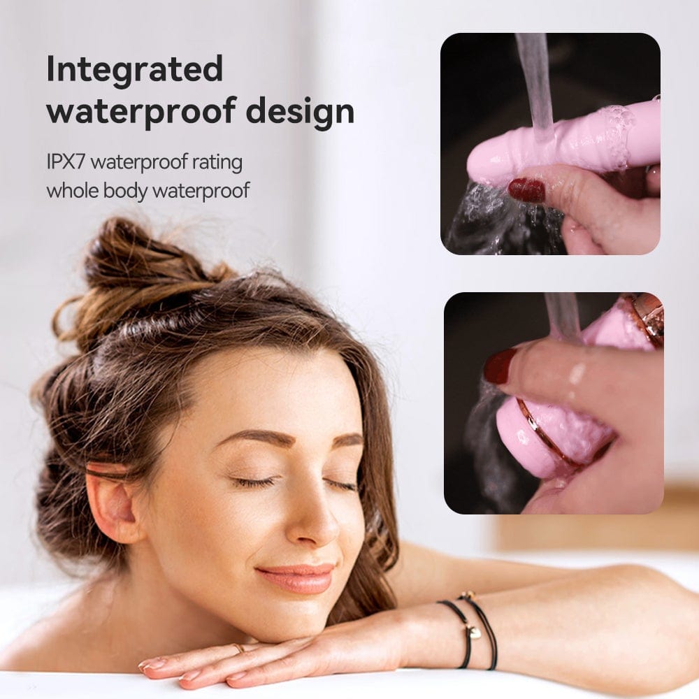 Yeain Pleasure II 便携式带加热功能的假阳具和吸力振动器防水