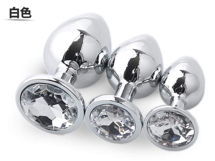 Butt Plug 3 in 1 package Stainless Steel for Anal Plug Sex toy for men women-Xsecret- Strive to protect your secret