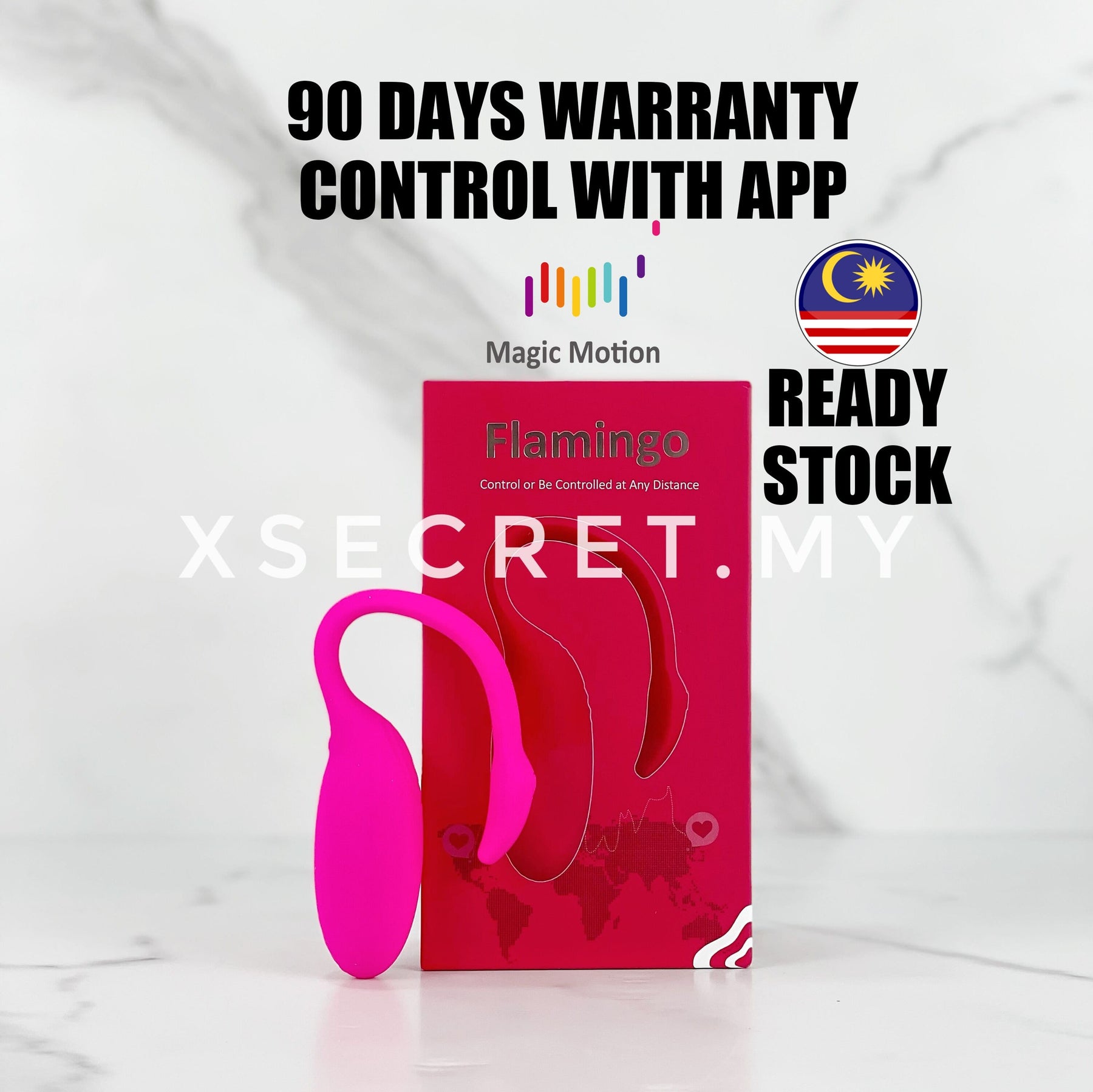 Magic Motion Flamingo App Vibrator Long Distance For Her Vibrator App Control