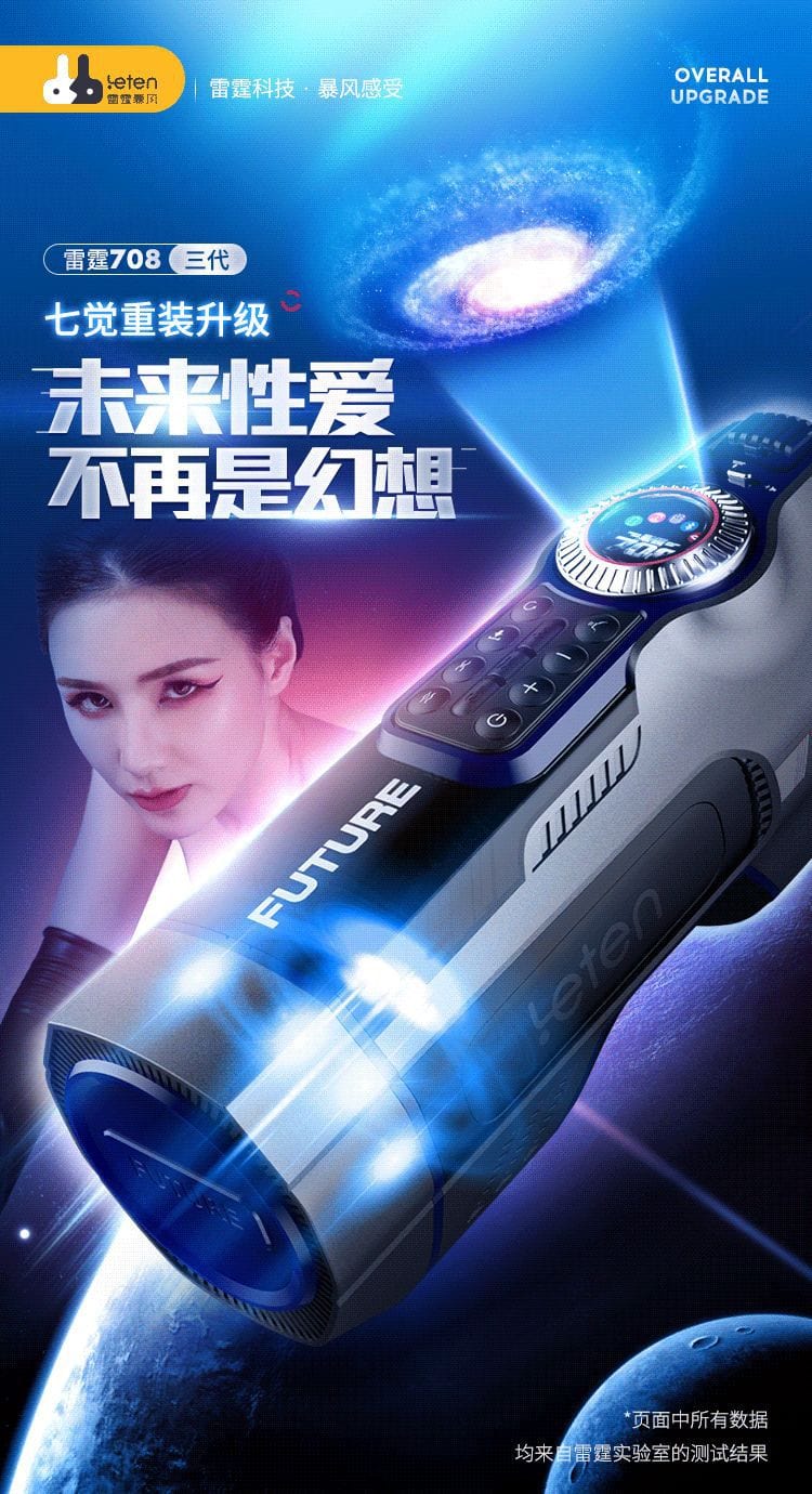 2022 Leten 708 Future Cabin 第三代 PRO AUTO PISTONS 免提男用自慰器