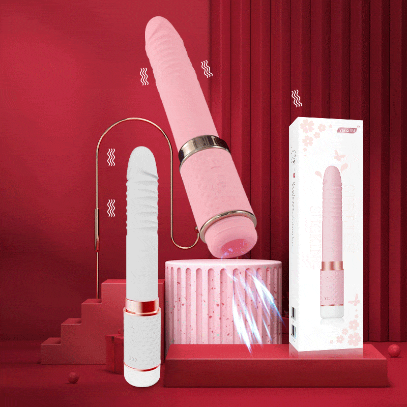 Yeain Pleasure II 便携式带加热功能的假阳具和吸力振动器防水