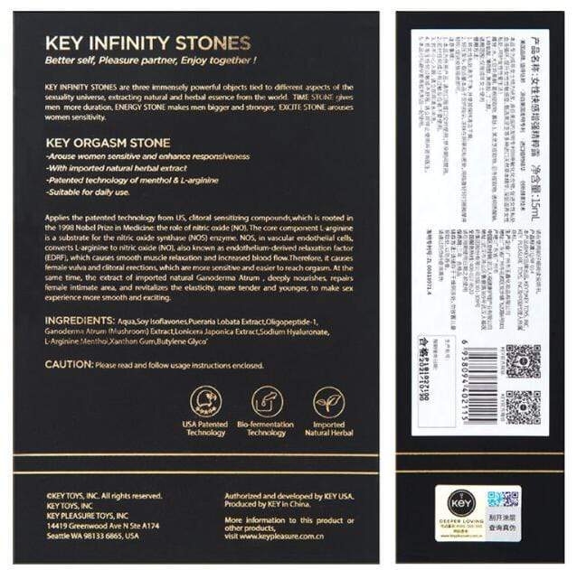 Pre-Order KEY Deeper Loving Infinity Orgasm Stone For Her Imported From USA 15ML-Xsecret- Strive to protect your secret