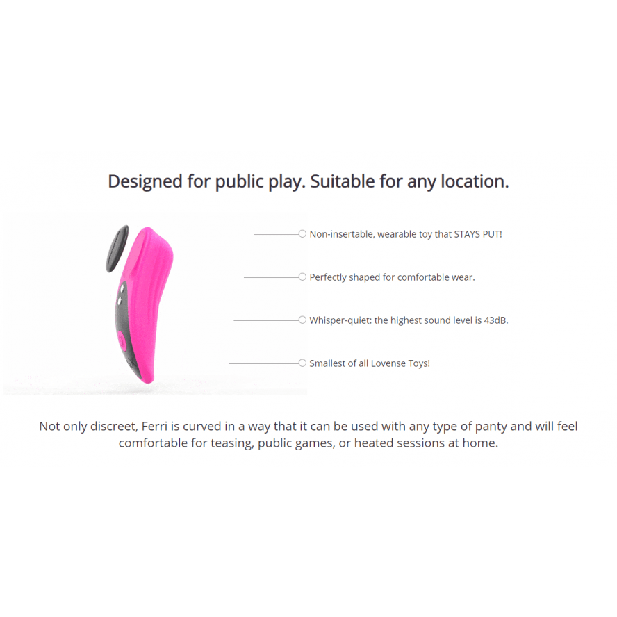 Lovense - Ferri App Controlled Panty Vibrator