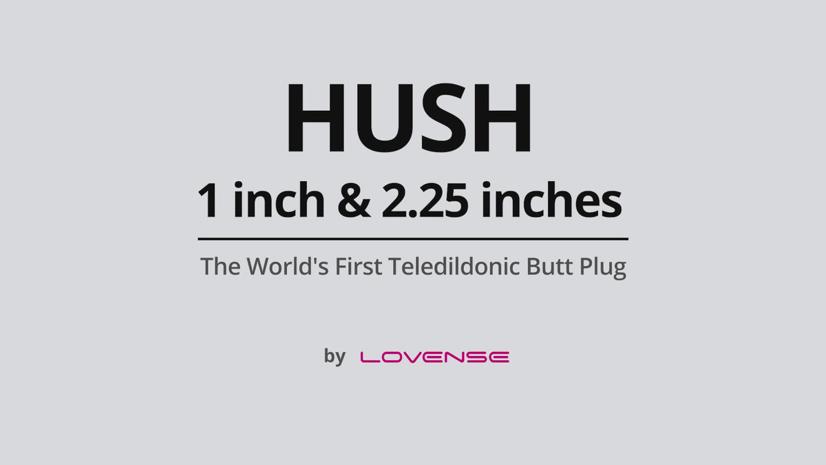Lovense Hush 2 Long Distance Controlled App Butt Plug