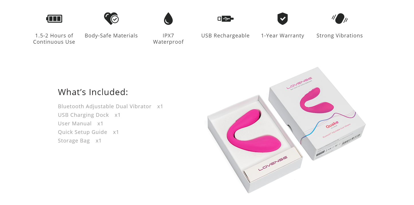 Lovense - Dolce / Quake Dual Vibrator