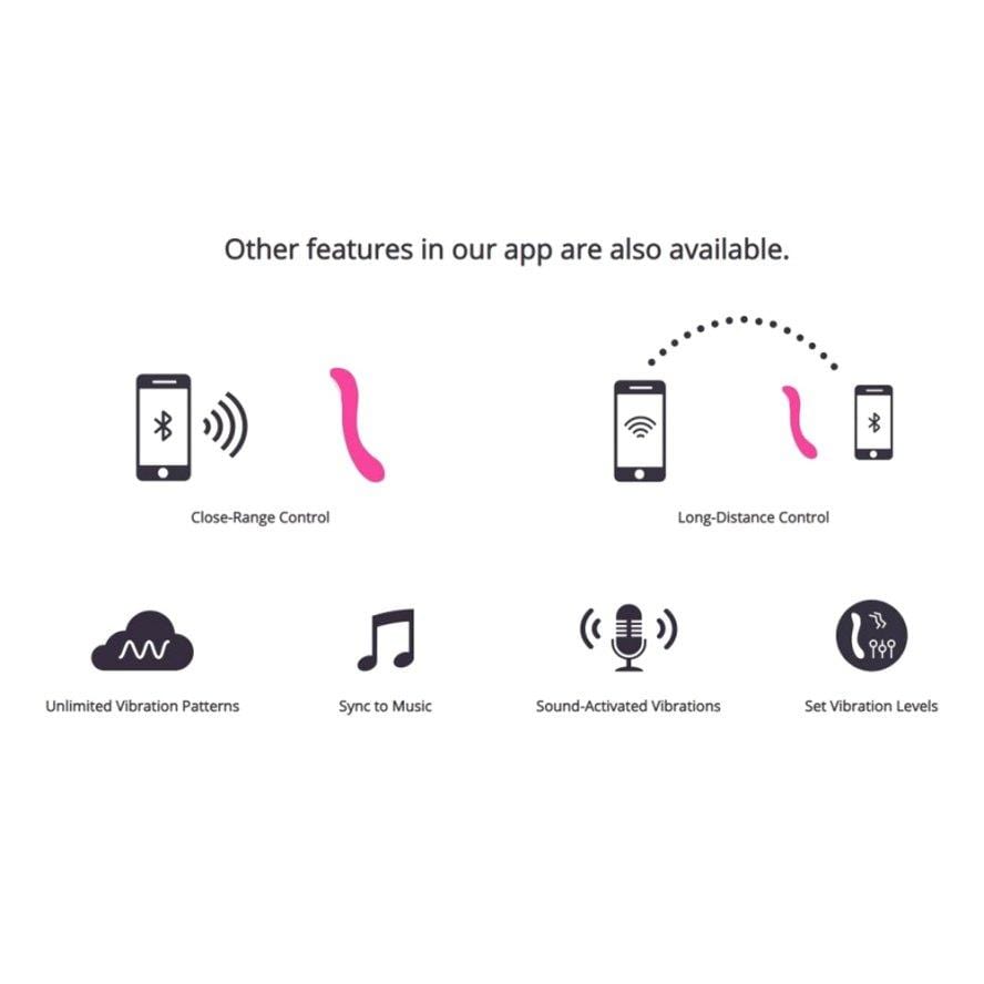 Lovense - Osci 2 App Controlled Oscillating G Spot Vibrator Menghisap Vibrator Vibrator mainan seks untuknya