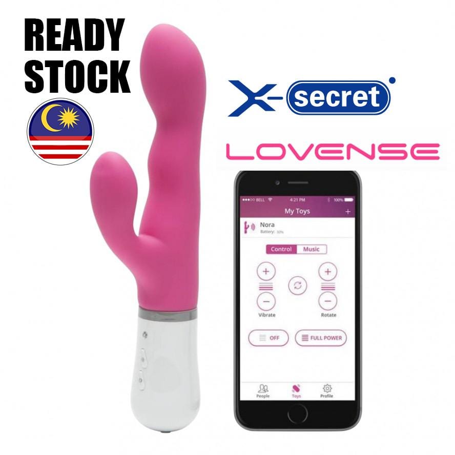 Lovense - Nora App Controlled Rotating Rabbit Vibrator (Works With Max 2)