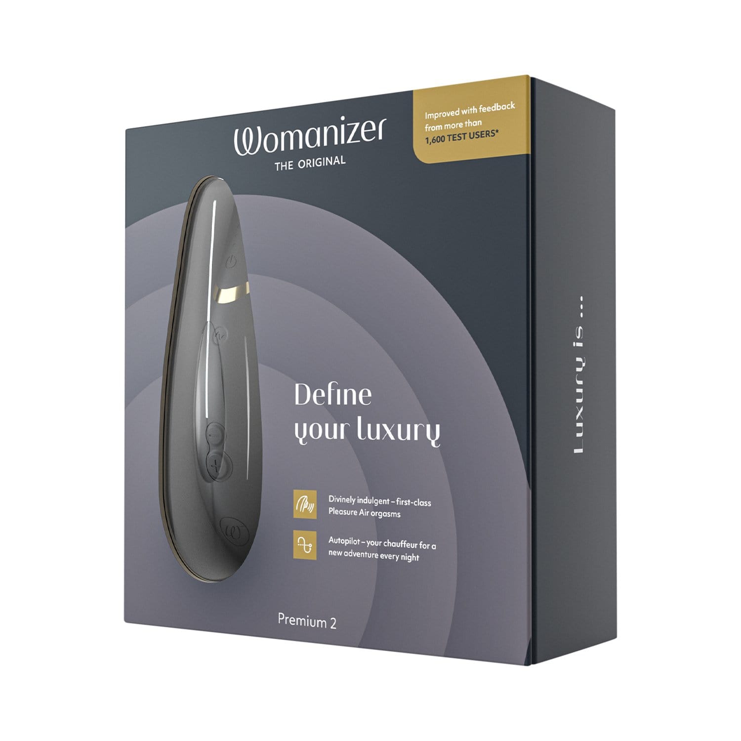 Womanizer - 优质 2 硅胶可充电阴蒂刺激器 5 种颜色