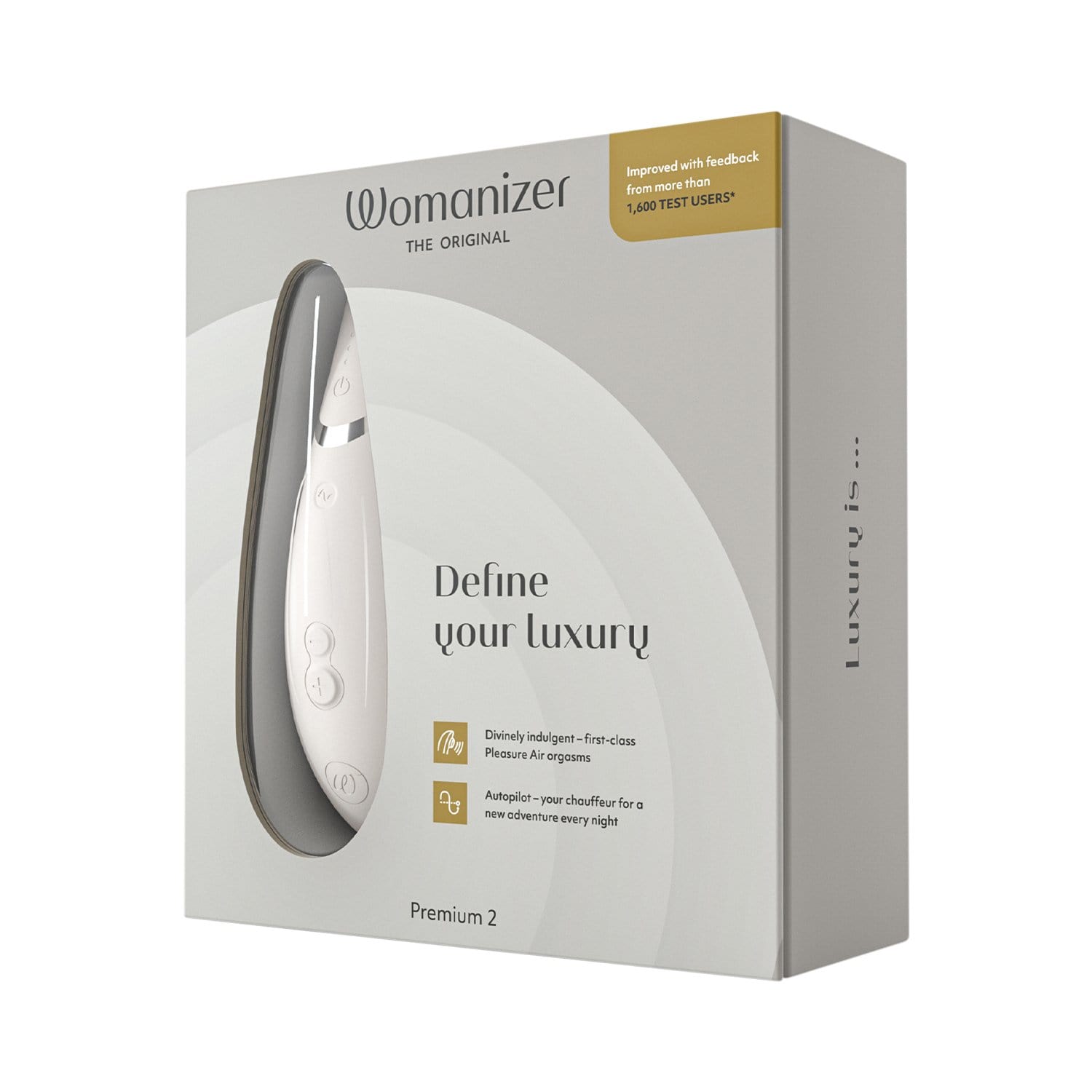 Womanizer - 优质 2 硅胶可充电阴蒂刺激器 5 种颜色