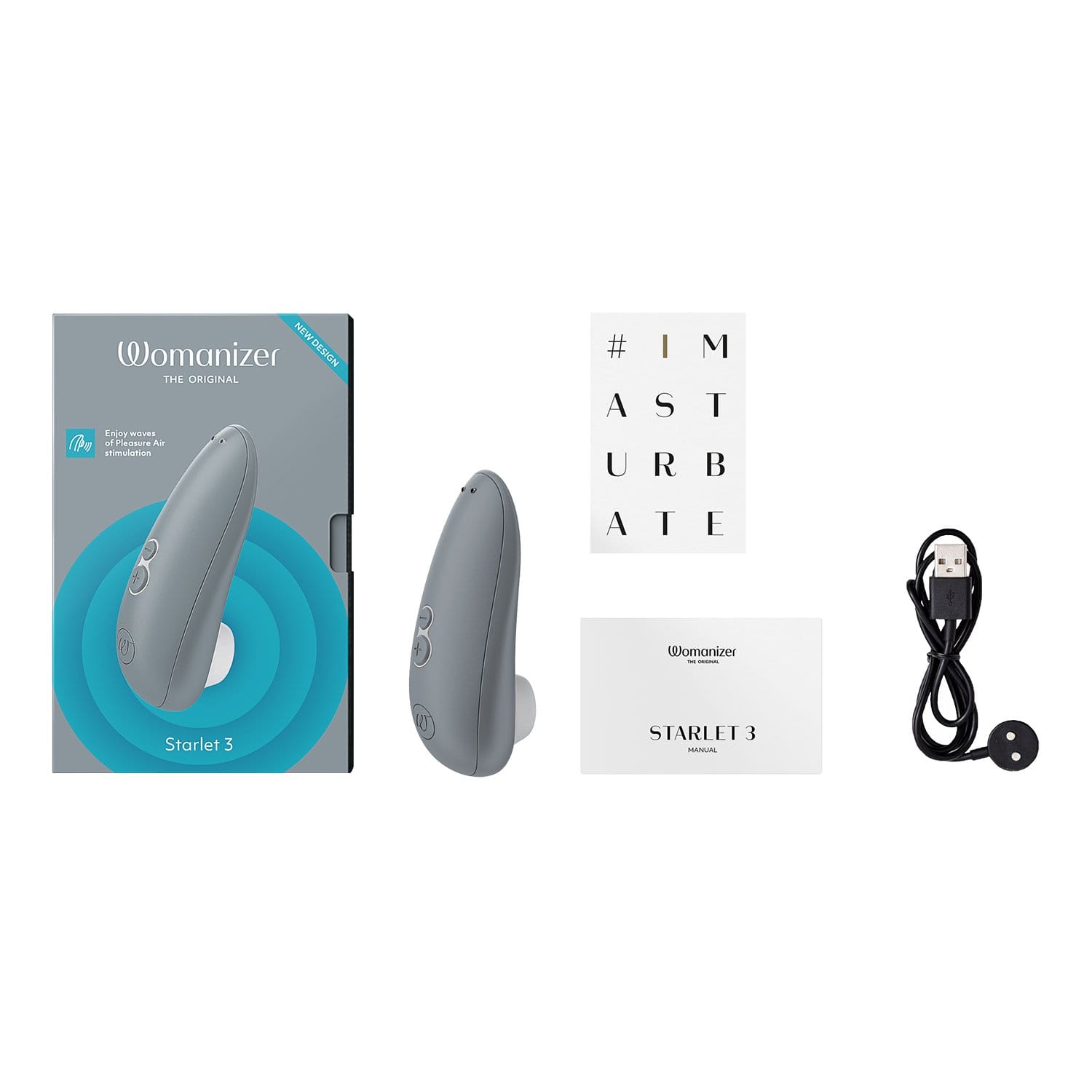 Womanizer - Starlet 3 可充电阴蒂刺激器 灰色