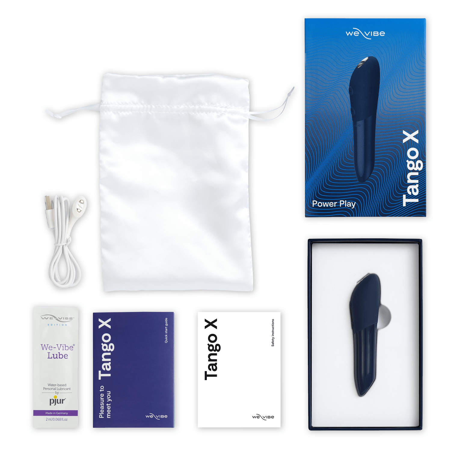 We Vibe - Tango X Rechargeable Vibrator Midnight Blue
