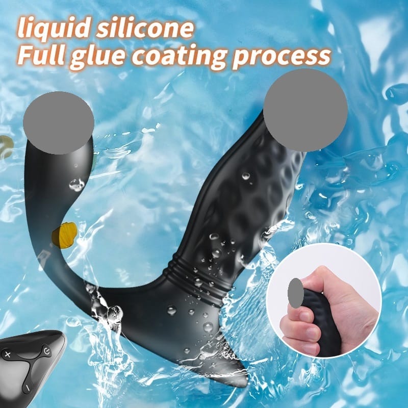 Dual Motor Remote Control Prostate Massager Vibrating Anal Plug 双马达遥控前列腺按摩器震动肛塞男用