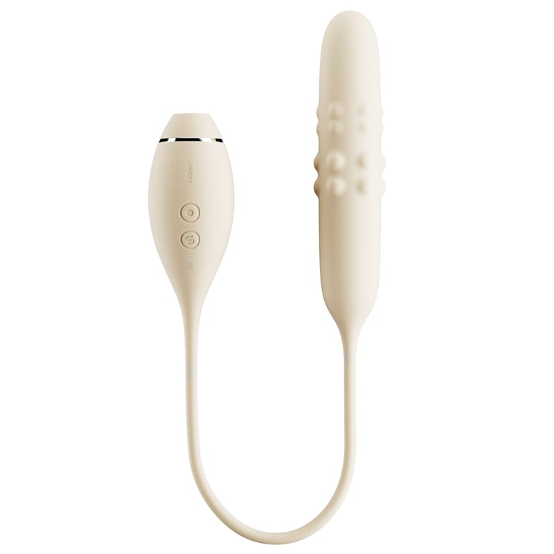 SVAKOM Triple Sensation Suction Vibrator Rotating Bead Wand  司沃康暴吸伸缩转珠吮吸震动按摩器