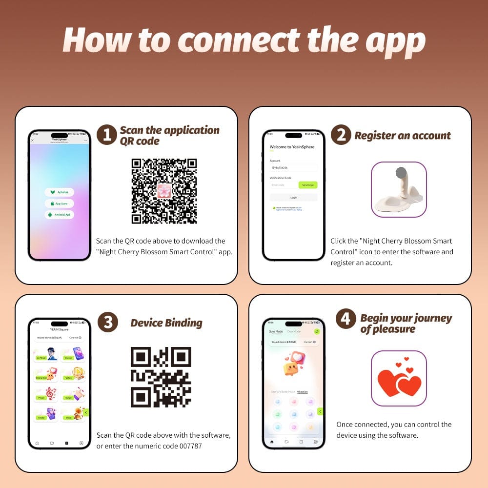 YEAIN APP Remote Control Vibrating Dildo Cushion – Heating, Telescopic & Detachable Design