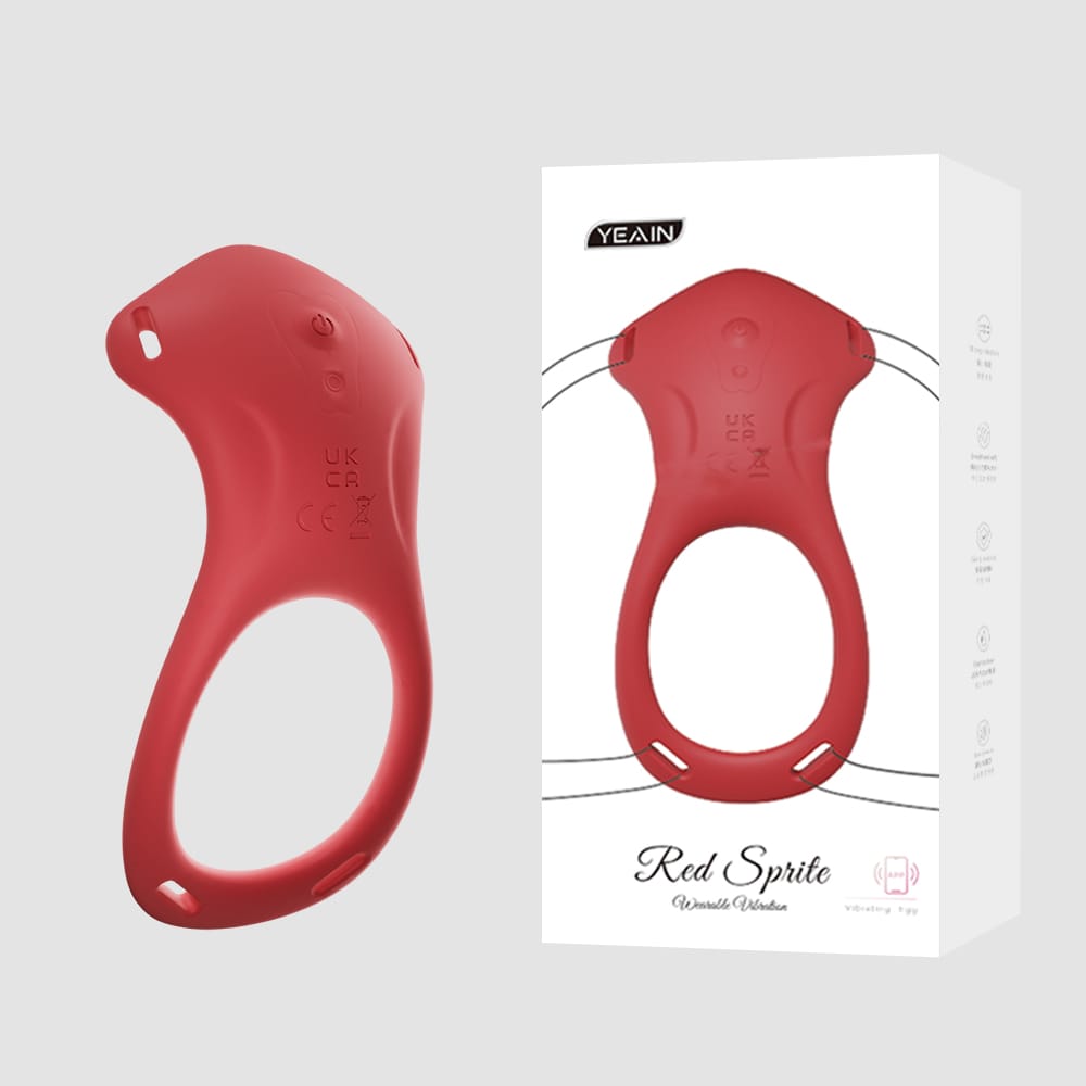 YEAIN Red Sprite Wearable Device Wearable Couple App-Control Vibrating Ring  YEAIN红精灵可穿戴情侣款应用程序控制振动环