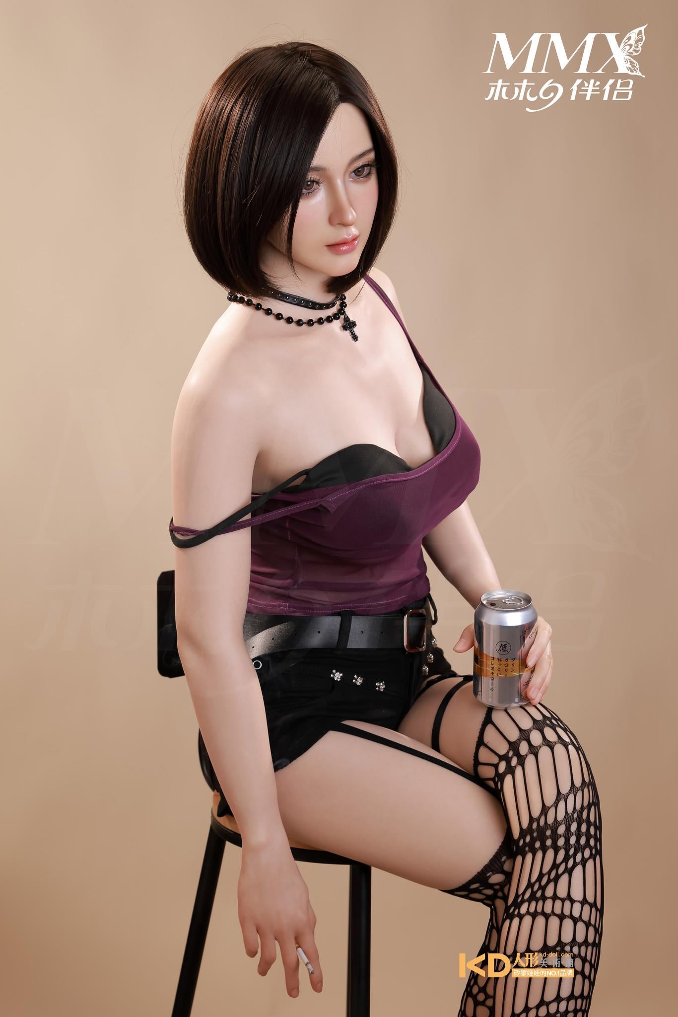 MMX Doll Full  Silicone Companion Doll, 165cm - Type B, Mengqi (with partial skin texture)