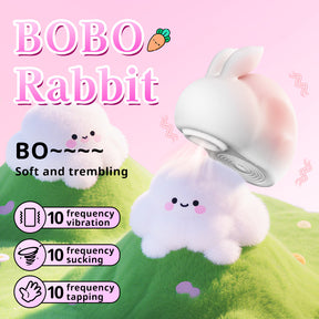 Yeain Bobo Rabbit Suction Vibrating Egg – Women’s Adult Pleasure Toy, Masturbator Device, Vibrating Clitoral Stimulator for Female Orgasm  夜樱啵啵兔 无线吮吸震动蛋 女士按摩器