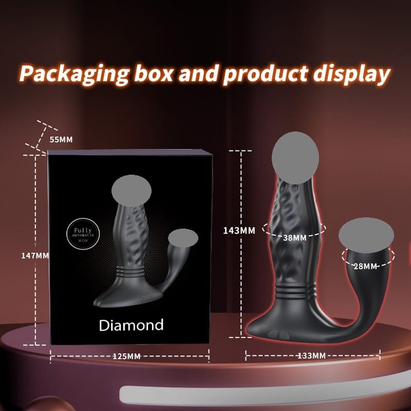 Yeain Dual Motor Remote Control Prostate Massager Vibrating Anal Plug 双马达遥控前列腺按摩器震动肛塞男用