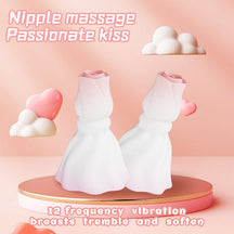 Yeain  Stimulating Nipple Vibrator, Manual Suction Teasing Rose-Shaped Adult Pleasure Toy