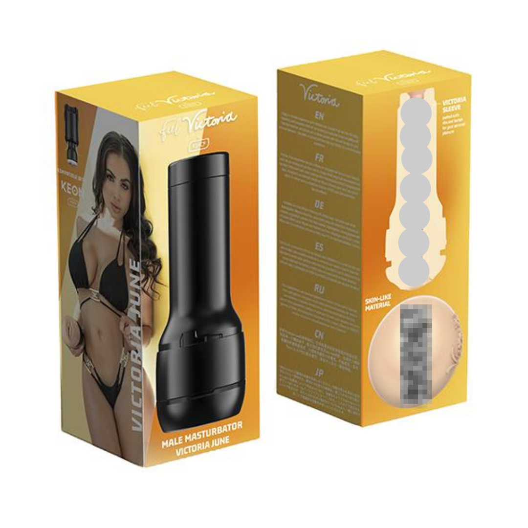 Kiiroo - Stars Collection Strokers Feel Victoria June Masturbator (Black)