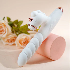 Galaku Unicorn High Quality Silicone Thrusting Suction Heating Vibrator for Her