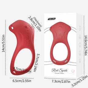 YEAIN Red Sprite Wearable Device Wearable Couple App-Control Vibrating Ring  YEAIN红精灵可穿戴情侣款应用程序控制振动环