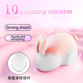 Yeain Bobo Rabbit Suction Vibrating Egg – Women’s Adult Pleasure Toy, Masturbator Device, Vibrating Clitoral Stimulator for Female Orgasm  夜樱啵啵兔 无线吮吸震动蛋 女士按摩器