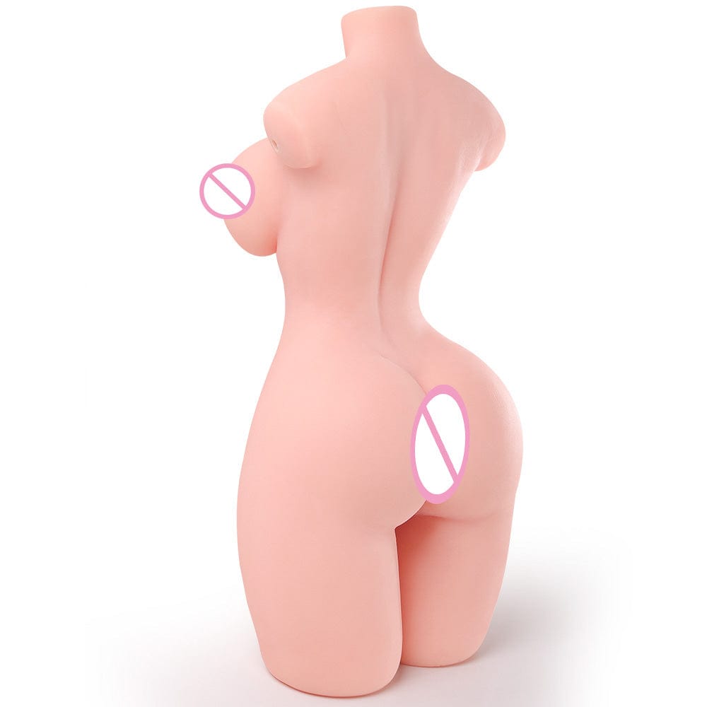 Xueyan Linghu Real Life Size Realistic Liquid Boobs Half Body With Self Heating Function Half Body Doll For Him Realistic Body 16.5KG