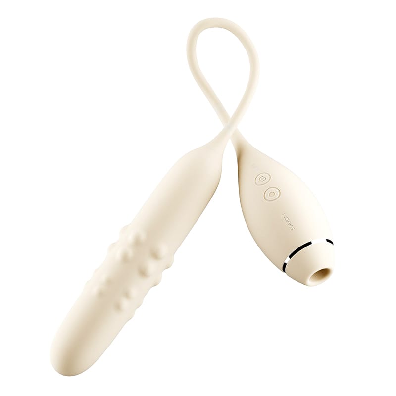 SVAKOM Triple Sensation Suction Vibrator Rotating Bead Wand  司沃康暴吸伸缩转珠吮吸震动按摩器