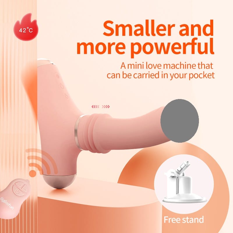 Roomfun Thrusting Machine With App For Her Roomfun 女用小炮机 粉色APP版