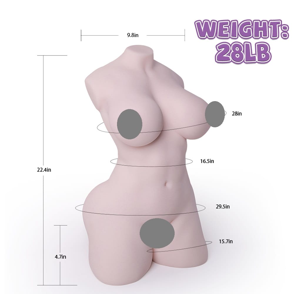 Tian Xinyi AI App-Controlled Thrusting & Vibration Half-Body Realistic Doll – 13KG Smart Telescopic Male Masturbator