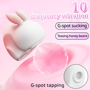 Yeain Bobo Rabbit Suction Vibrating Egg – Women’s Adult Pleasure Toy, Masturbator Device, Vibrating Clitoral Stimulator for Female Orgasm  夜樱啵啵兔 无线吮吸震动蛋 女士按摩器