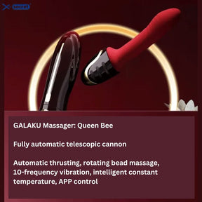 Galaku Queen Bee Thrusting Heating Dildo Machine With APP Vibrator For Her