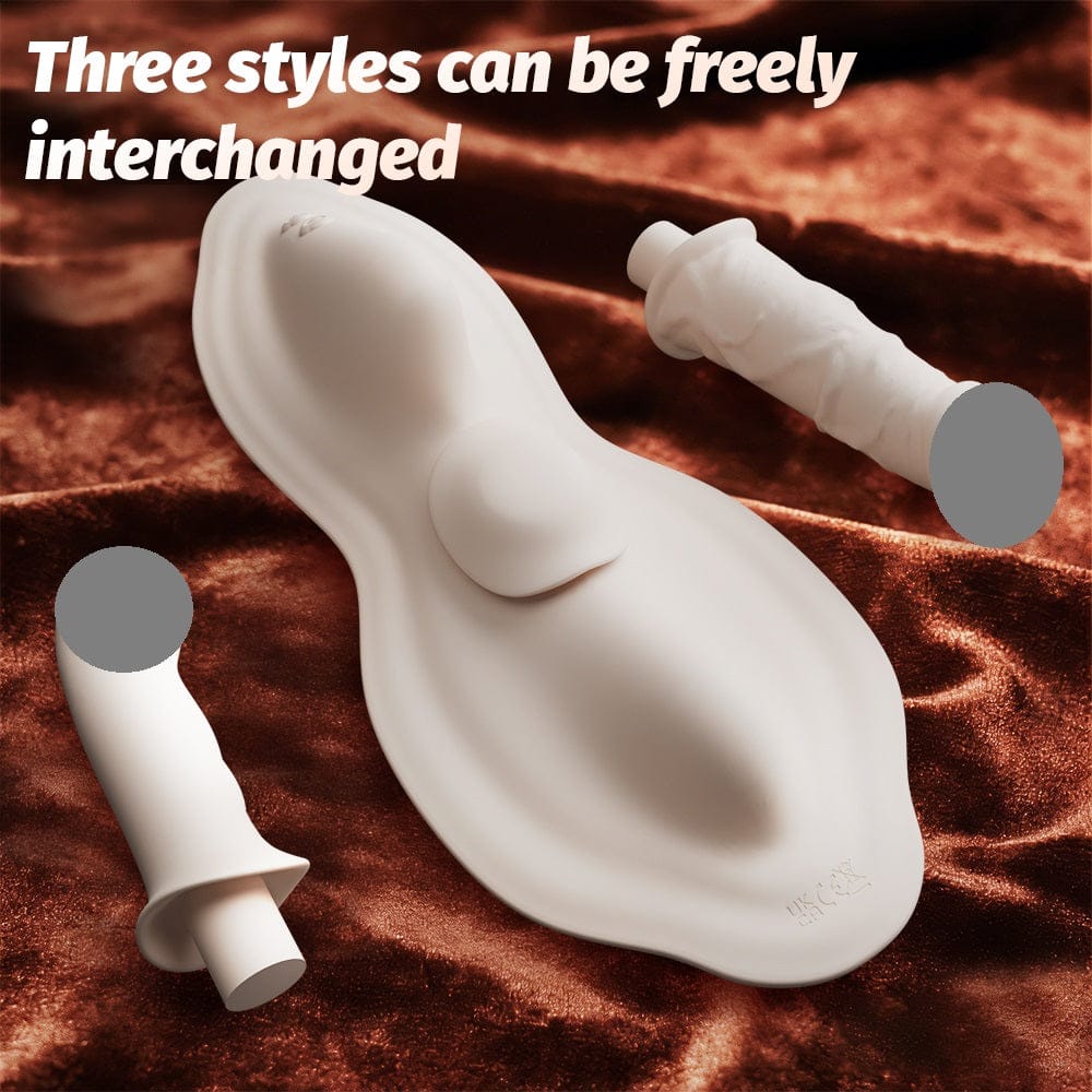 YEAIN APP Remote Control Vibrating Dildo Cushion – Heating, Telescopic & Detachable Design
