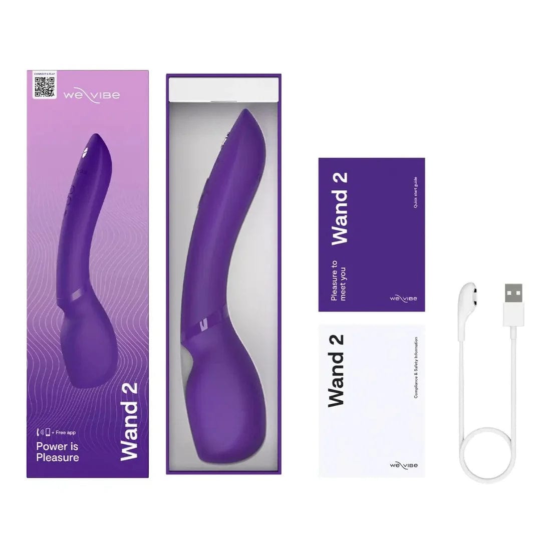 We-Vibe - 紫色魔杖（应用程序远程控制）