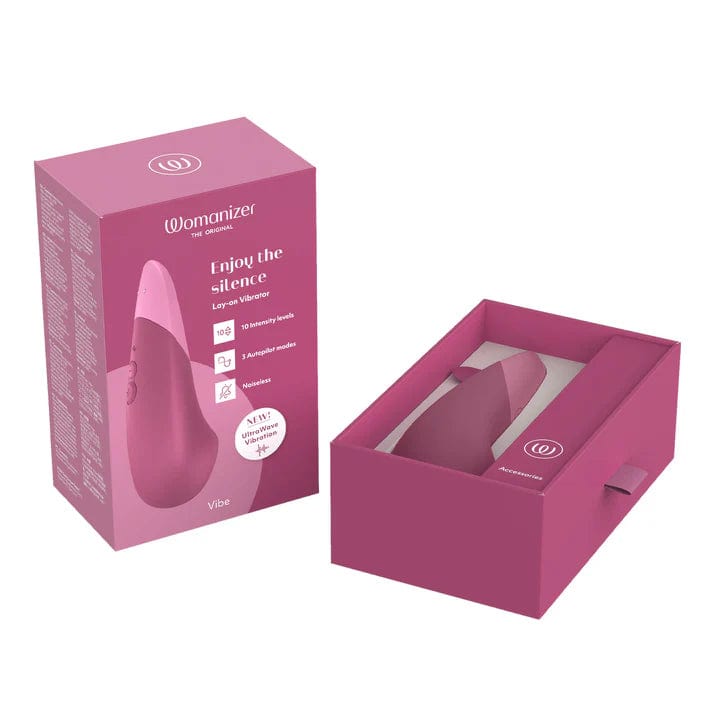 Womanizer Vibe  New Arrival  Silicone Rechargeable Clitoral Stimulator with Pleasure Air Technology