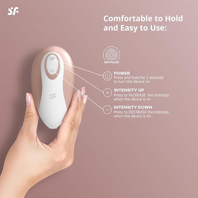 Satisfyer Deluxe Air Pulse Clitoral Stimulator | 11 Intensities | Waterproof & Rechargeable  女性气压脉冲阴蒂刺激器｜11档强度