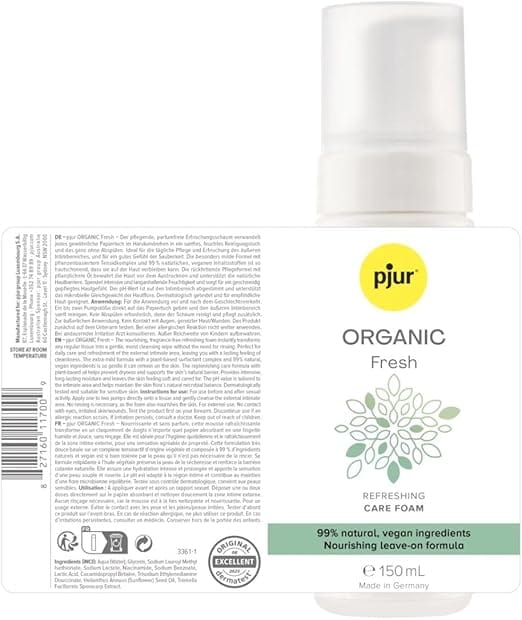 Pjur - Organic Fresh Foam Cleanser 150ml