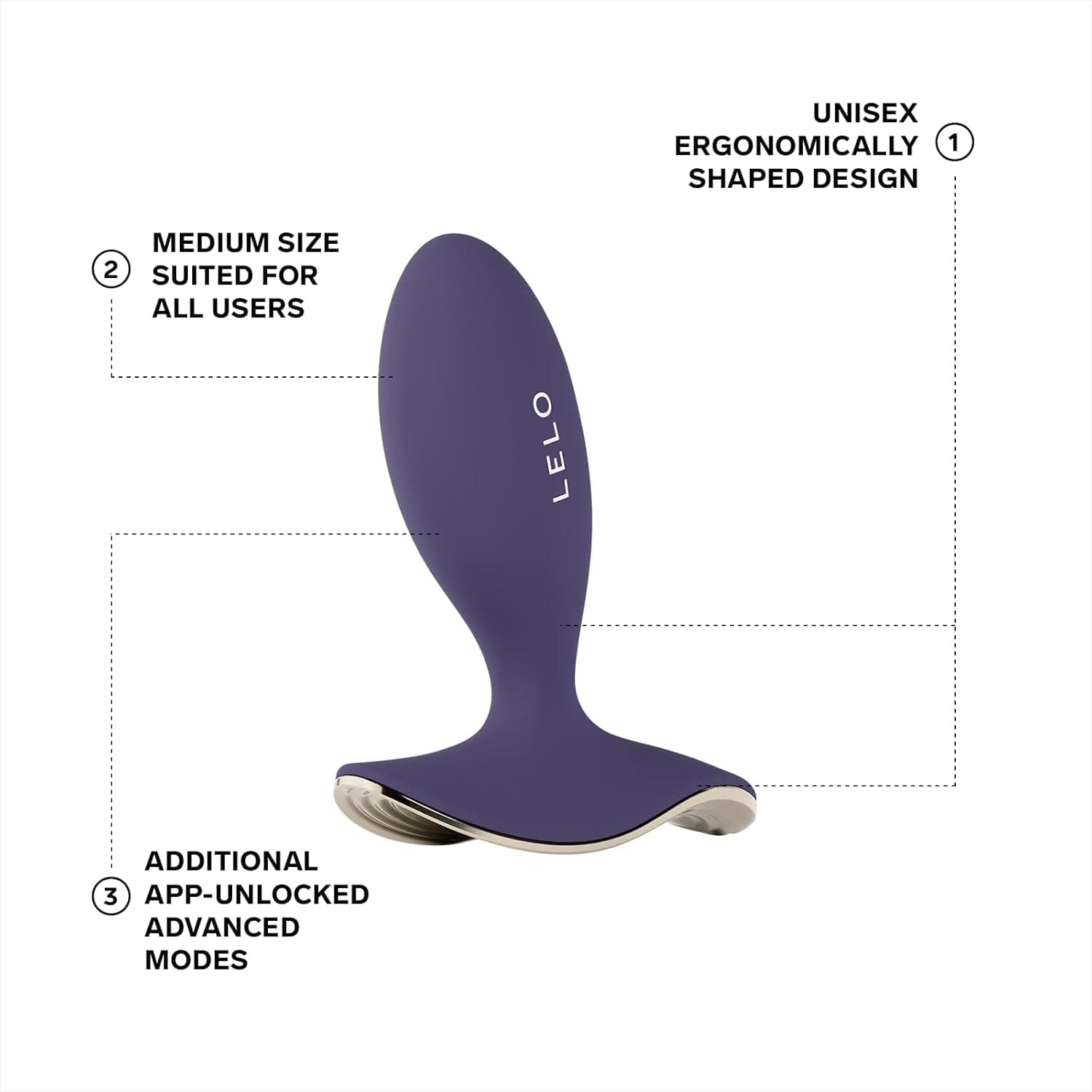 LELO SURFER™ 2 App-Controlled Unisex Vibrating Anal Plug