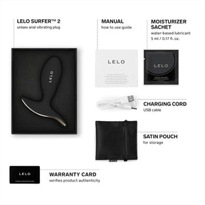 LELO SURFER™ 2 App-Controlled Unisex Vibrating Anal Plug
