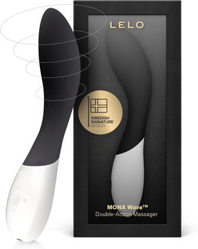 Lelo Mona Wave Rose & Black - Premium Vibrator with Wave Motion