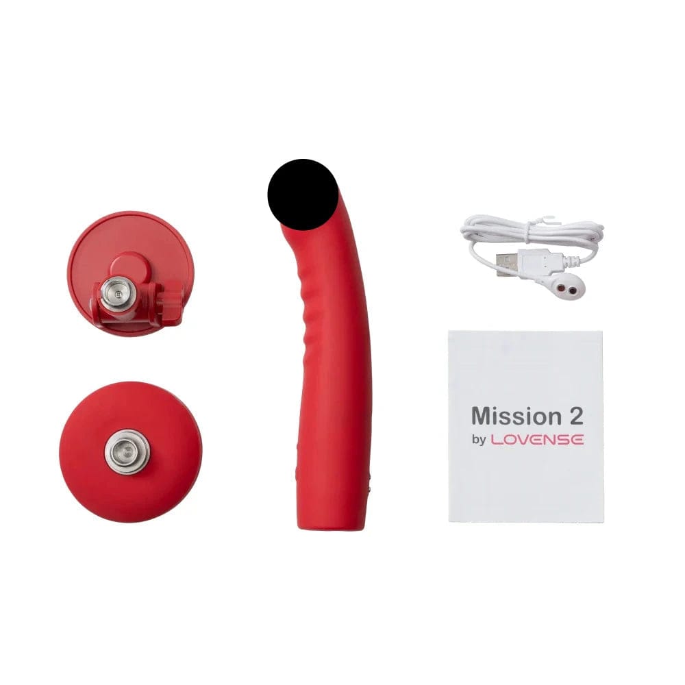 Lovense Mission 2 Powerful Vibrating Suction Cup Dildo App Controlled