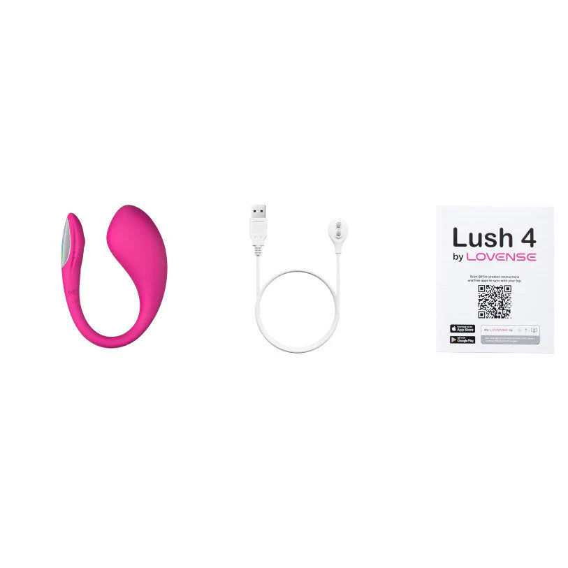 Lovense Lush 4 App-Controlled G-Spot Egg Vibrator