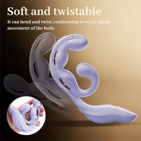 YEAIN Purple Grape App-Control Rabbit Vibrator with G-Spot & Clitoral Stimulation YEAIN 紫葡萄APP智能遥控兔耳震动棒女用
