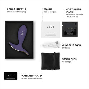 LELO SURFER™ 2 App-Controlled Unisex Vibrating Anal Plug
