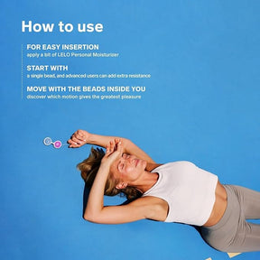 LELO Beads Mini Small Kegel Balls for Woman and for Beginners – Tone your Pelvic Floor with Weighted Balls Kit