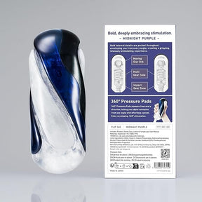 Tenga - Flip 360 Panoramic Pleasure Male Masturbator Midnight Purple