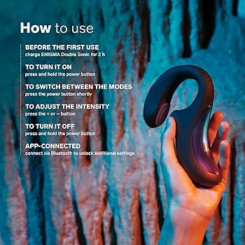 LELO ENIGMA™ Double Sonic Vibrator | Luxury Dual Stimulation Massager  振动器 | 奢华双重刺激按摩器