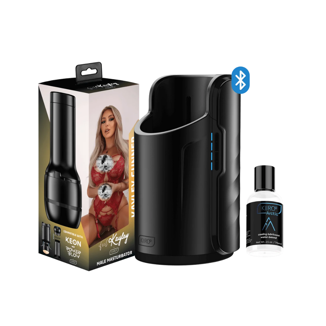 Kiiroo Feel Stroker - Kayley Gunner Male Masturbator 手淫器 - 凯莉·冈纳